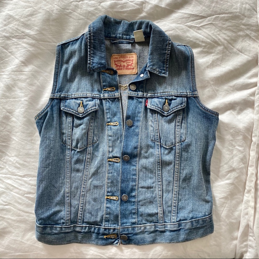 Levi’s Jean Vest, Sz. M